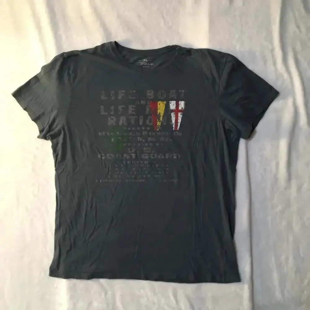 Banana Republic Life Boat and Life Ration Graphic Tee